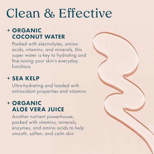 Guava Hydrating Body Wash - 9oz Foaming Coconut & Aloe Moisturizer - Vegan & Sensitive Skin