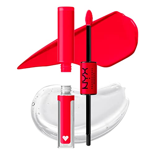 NYX Professional Shine Loud Lipstick & Clear Lip Gloss Set - On A Mission Variation 18