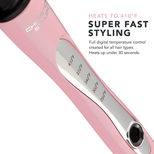 Cheeky Chopstick Styler Curling Wand with Titanium Barrel, 5 Temp, Mermaid Curls