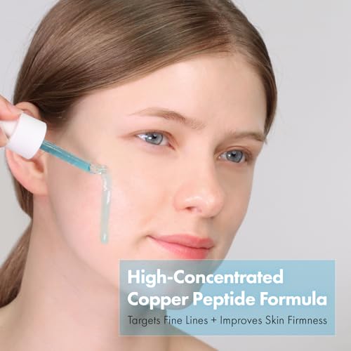 Copper Peptide Face Serum for Anti-Aging & Hydration - Firming & Wrinkle Reduction