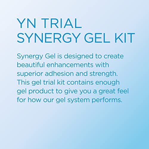 Young Nails Gel Kit - Starter Kit for Home, Beginners & Professionals - Trial Synergy Variation