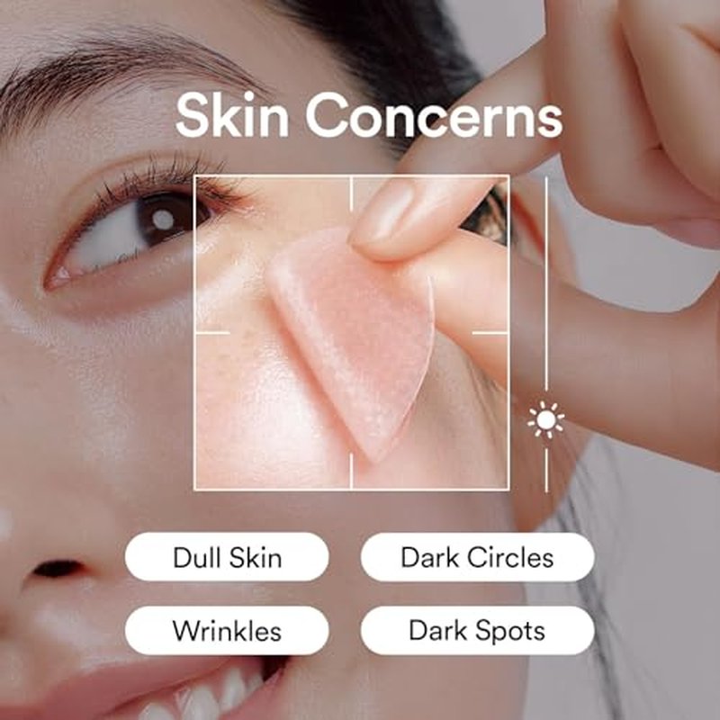 Abib PDRN & Collagen Eye Patch (60ea) Duo: Eye Patches for Wrinkles & Fine Line with Jericho Rose Jelly, 60 Count, Korean Skin Care