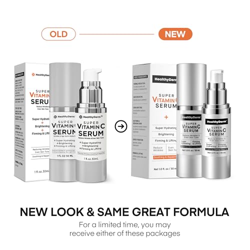 Vitamin C Serum for Women Over 70 - Hydrating, Lifting & Wrinkle Reduction 1 Oz Pack of 2