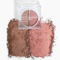 M2U NYC EyeShadow Duo, Eye Shadow Set, Multiple Shades/Colors, Makeup Eyeshadow Palette, 2 Colors Per Set (Park Slope (Tan | Rose Shimmer))