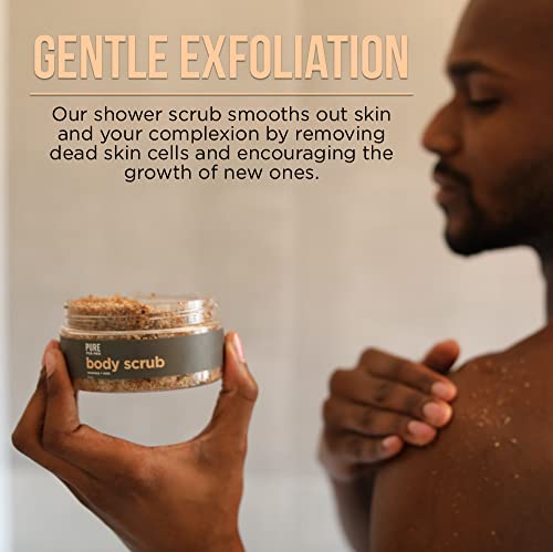 Pure for Men Exfoliating Body & Bum Scrub with Rosemary & Mint - 8 oz