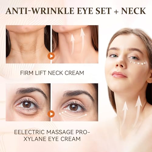 Ycz AH-8 Neck Firming Cream & Red-Glow Electric Eye Care Set