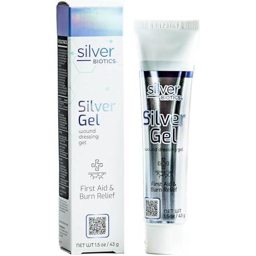 Silver Biotics 24 PPM Silver Wound Healing Gel | Layer of Protection for Cuts, Irritations, and Burns | 1.5 oz