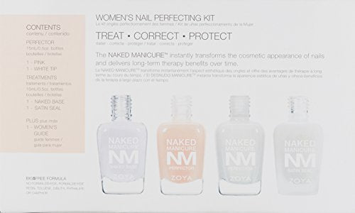 Nail Care Kit for Healthy Nails - Vegan Manicure Set 4 Pieces