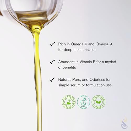ClearLee Rice Bran Oil 64 oz - Pure Cosmetic Grade Natural Skin & Hair Oil for Massage & DIY Beauty
