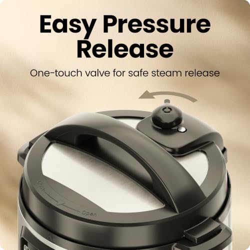 Chefman 13-in-1 Electric Pressure Cooker 6 Quart Multicooker with Touchscreen