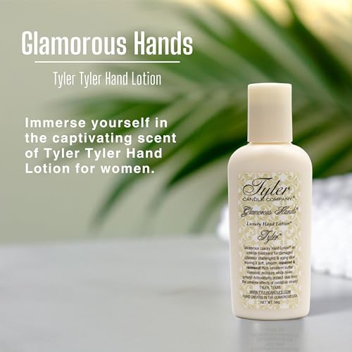 Worldwide Nutrition Bundle: Tyler Hand Lotion - Tyler Scented and Small Hand Cream For Dry Hands with Moisture-Boosting Skin - 2 Oz Travel Size Luxury Hand Lotion and Multi-Purpose Key Chain