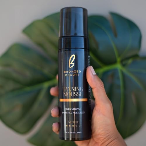 Self Tanning Mousse, MEDIUM - 6.76 Fl oz - Infused with Vitamin E and Aloe Vera