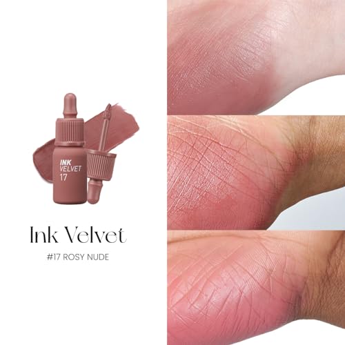 Peripera Ink the Velvet Lip Tint - High Pigment Color, Longwear, Weightless, Not Animal Tested, Gluten-Free, Paraben-Free (17 OLD)