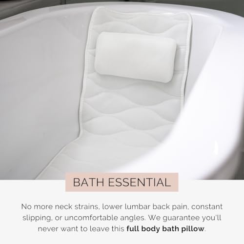 Full Body Bath Pillow - Ultra-Soft Bathtub Cushion for Relaxing Spa Experience - Variation of THIS listing