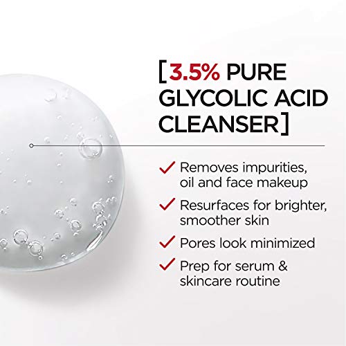 L'Oreal Paris Revitalift 3.5% Pure Glycolic Acid Brightening Cleansing Gel wth Salicylic Acid 6.7 fl oz