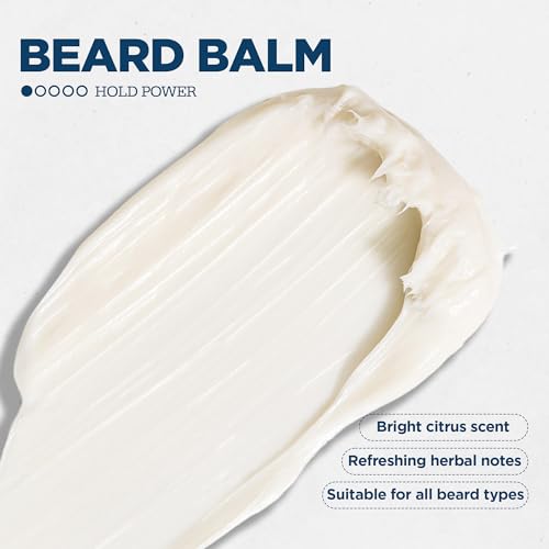 Ruffians Beard Balm (1.7 Oz Fl / 50 ML) Omega-Enhanced Conditioning Beard Solution, for Softness and Shine, Low Hold, Shapes and Conditions, for Mid and Long Beards