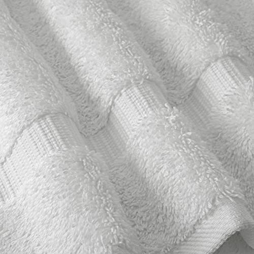 Chakir Turkish Linens Premium Cotton Absorbent Turkish Towels (Washcloths - 12 Piece, White)