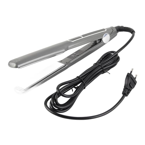 ANGGREK Ceramic Hair Straightener with Adjustable Temperature 480°F Tourmaline Alloy Plates