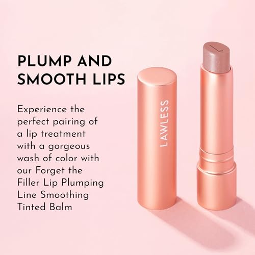 Lawless Forget the Filler Lip Plumping Tinted Balm Sweetie - Natural Ingredient Hydrating Lip Color