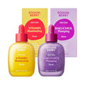 EQQUALBERRY Bakuchiol & Vitamin C Serum Set - Anti-Aging & Brightening Duo for Radiant, Firm Skin | Gentle Retinol Alternative & Vitamin-Packed Glow Enhancer