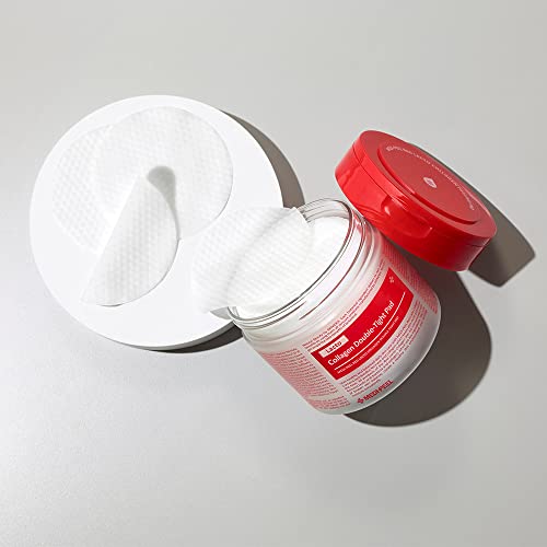 [MEDI-PEEL] Red Lacto Collagen Peeling Pad 70Count | Exfoliating & Cleansing Pad with Collagen, Anti aging, Soothing, Healing, Moisturizing | Korean Skincare, For All Skin Types