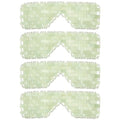 Hercicy 4 Pcs Jade Eye Mask Green Jade Stone Facial Cooling Mask for Alleviate Puffiness Face Massage Relax Eyes Relieve Migraine Meditation Beauty (Green)
