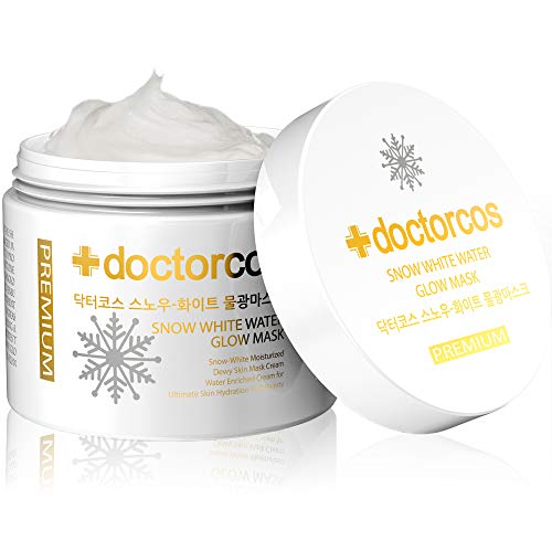 Snow White Water Glow Mask Cream | Over 8M Units Sold | Original Moisturizing Washless Sleeping Pack | Skin Rejuvenation and Hydration | Daily Self Skin Care, Korean Beauty | 3.71 oz