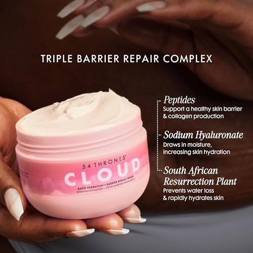 54 Thrones Cloud Body Cream Lotion with Hibiscus & Rose - Barrier Repair & Hydrating