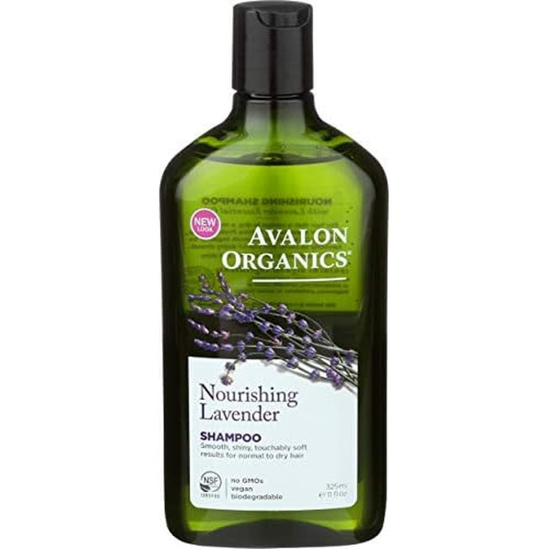 Avalon Organic Botanicals Shampoo, Nourishing Lavender, 11 Fl Oz
