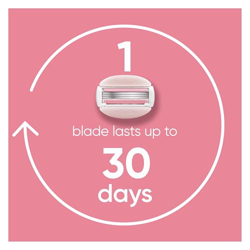 Gillette Venus ComfortGlide White Tea 4 count, with Gillette Venus ComfortGlide plus Olay 2 count, Women's Razor Blade Refills