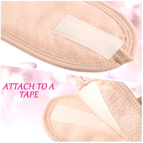 Hoteam Light Pink 30 Pack Spa Headbands for Facial & Hair Styling