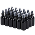Glass Spray Bottles (2oz-24pcs, Black)