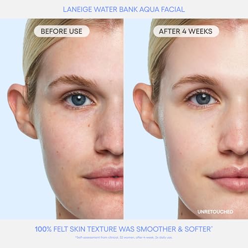LANEIGE Water Bank Aqua Facial Serum - Hydrating & Gentle Exfoliation for Radiant Skin