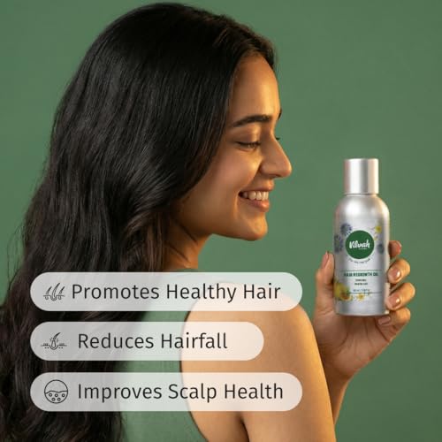 Vilvah Hair Oil with Black Seed & Pumpkin Seed Oil for Hair Growth 100ml