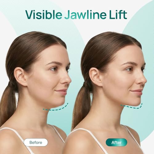 Plantifique V-Line Chin Lifting Mask 10 Pack - Double Chin Reducer for Contoured Jawline
