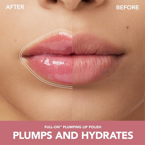 BUXOM Mini Full-On Plumping Lip Polish in Dolly + Power Line Plumping Lip Liner in Hush Hush Henna