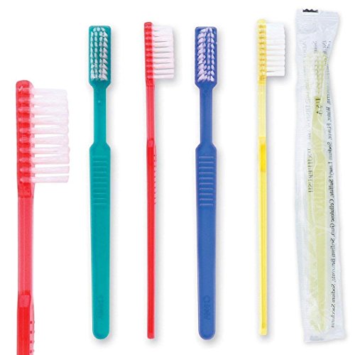 Pre-Pasted Disposable Toothbrushes - Individually Wrapped Soft Bristle Oral Care Pack