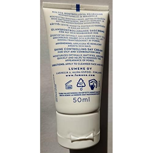 Lumene Klassikko [CLASSICS] Shine Controlling Day Cream for Oily and Combination Skin 50 ml / 1.7 Fl.Oz.