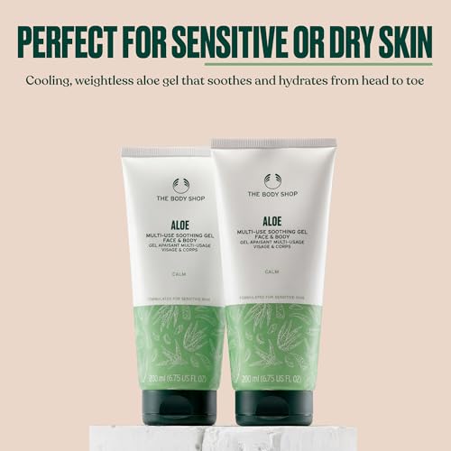 The Body Shop Aloe Multi-Use Soothing Gel - Hydrating Face & Body Moisturizer