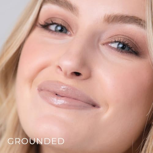 Grounded 0.23 Fl Oz Lip Gloss Set - Not Sticky, Long-Lasting Hydration