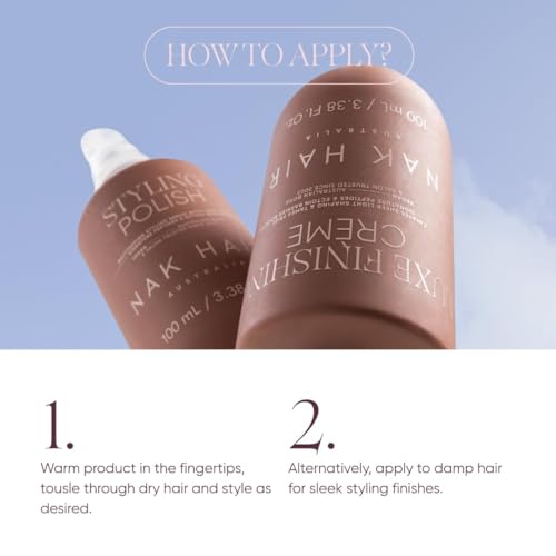 Leave-In Hair Finishing Cream Anti-Frizz Shine 3.4 fl oz - Natural, Vegan