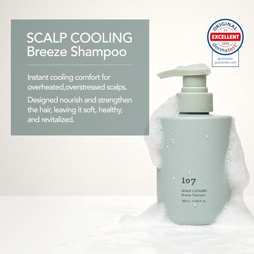 Scalp Cooling Shampoo with Fermented Mugwort & Menthol for Refreshing Hair Care
