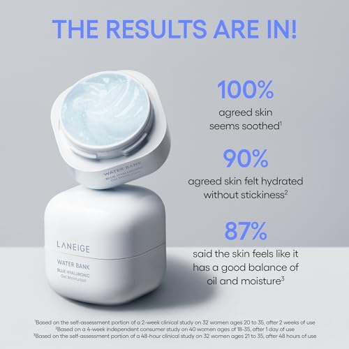 LANEIGE Water Bank Blue Hyaluronic Gel Moisturizer Mini 1.6 oz / 50 ml - Hydrating Skincare