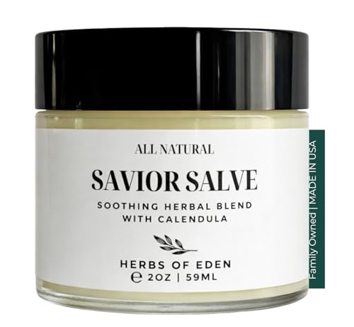 Herbal Skin Balm for Eczema & Dry Skin - Organic Calendula & Comfrey, All Ages