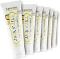 Kids Natural Fluoride-Free Toothpaste Pack of 6 - Gentle Oral Care for Sensitive Gums