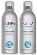 Kenra Dry Volume Burst 3 Hairspray 7.5 Oz Pack of 2 Instant Volumizing Spray