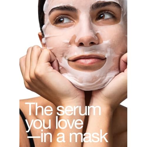 Pestle & Mortar Hydrating Sheet Mask ? Pure Hyaluronic Acid Face Mask ? Pack of 3 ? Soothing & Moisture-Boosting Skincare