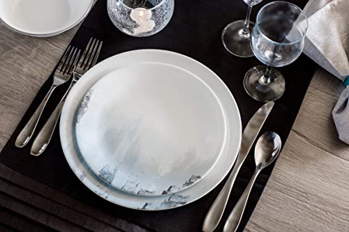 Corelle Tranquil Reflection Chip & Break resistant 12Pc Dinner Set,