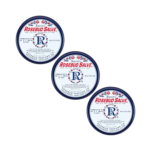 Smith's Rose Lip Balm Bulk- 3x0.5oz Premium All Purpose Lip Gloss Tubes & 3x0.8oz Lip Treatment Salve - Trio Lip Balm Tubes for Plump Lips & Cracked Skin Care - Christmas Gift Set, EBook