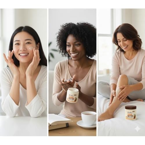 Queen Helene Cocoa Butter Creme ? Extra Rich Moisturizing Cream that Softens, Nourishes & Restores Dry Skin Comfort | 15 oz | Pack of 4